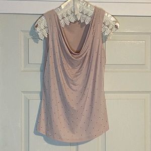 ⭐️Calvin Klein Studded Blush Blouse⭐️